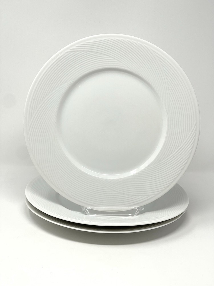 Dansk Tapestries Winter White Dinner Plates 10 3/4