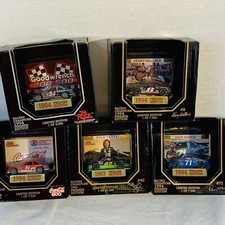 Lot of 5 NASCAR Racing Champions 1993 1994 Premier Edition 1:64 die cast display
