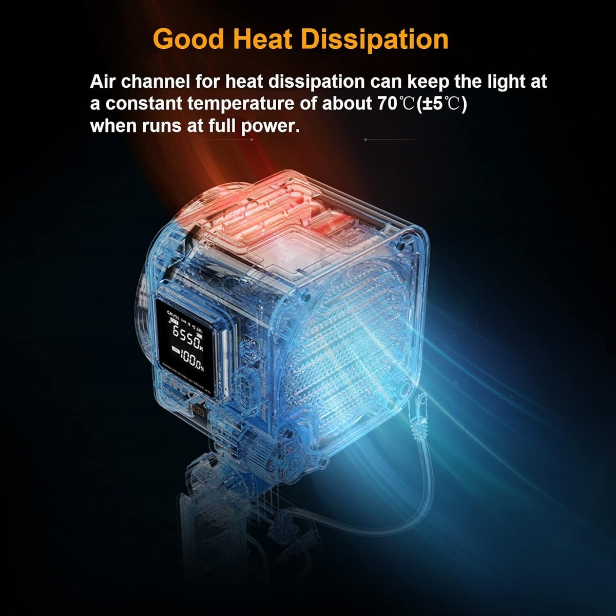 YONGNUO YNLUX100 3200K-5600K Bi-Color Handheld LED Video COB YONGNUO YNLUX100 3200K-5600K Bi-Color Handheld LED Video COB