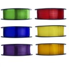 NOYES 3D Filament PLA 1,75mm 1kg Drucker transparent blau gelb rot durchsichtig