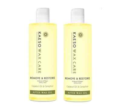 Kaeso After Wax Öl Remove & Restore 250ml - CAJAPUTÖL & KAMPFER - DOPPELPACK X2