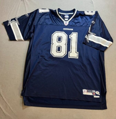 Dallas Cowboys Owens #81 Reebok Jersey Mens 2XL Blue Helmet Tag 2000s Rare.