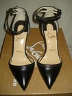 100% AUTHENTIC NEW WOMEN LOUBOUTIN UPTOWN 85 BLACK LEATHER PUMP/HEEL US 6.5 — photo 7