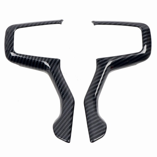 Carbon Fiber Interior Steering Wheel Cover Trim For Chevrolet Silverado 1500 19+ - Bild 8 von 12