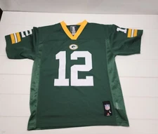 Green Bay Packers Jersey - Aaron Rogers Number 12  Boys L 
