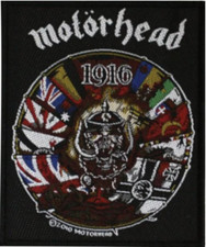 MOTORHEAD 1916 Heavy Metal Woven Sew-On Patch NEW