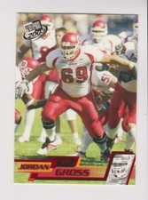 2003 Press Pass #T34 Jordan Gross rookie card, Carolina Panthers All-Pro
