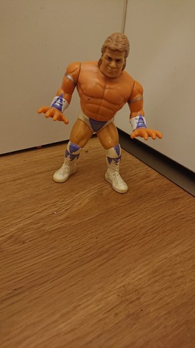 Lex Luger WWF WWE Hasbro Action Move Works Perfect...
