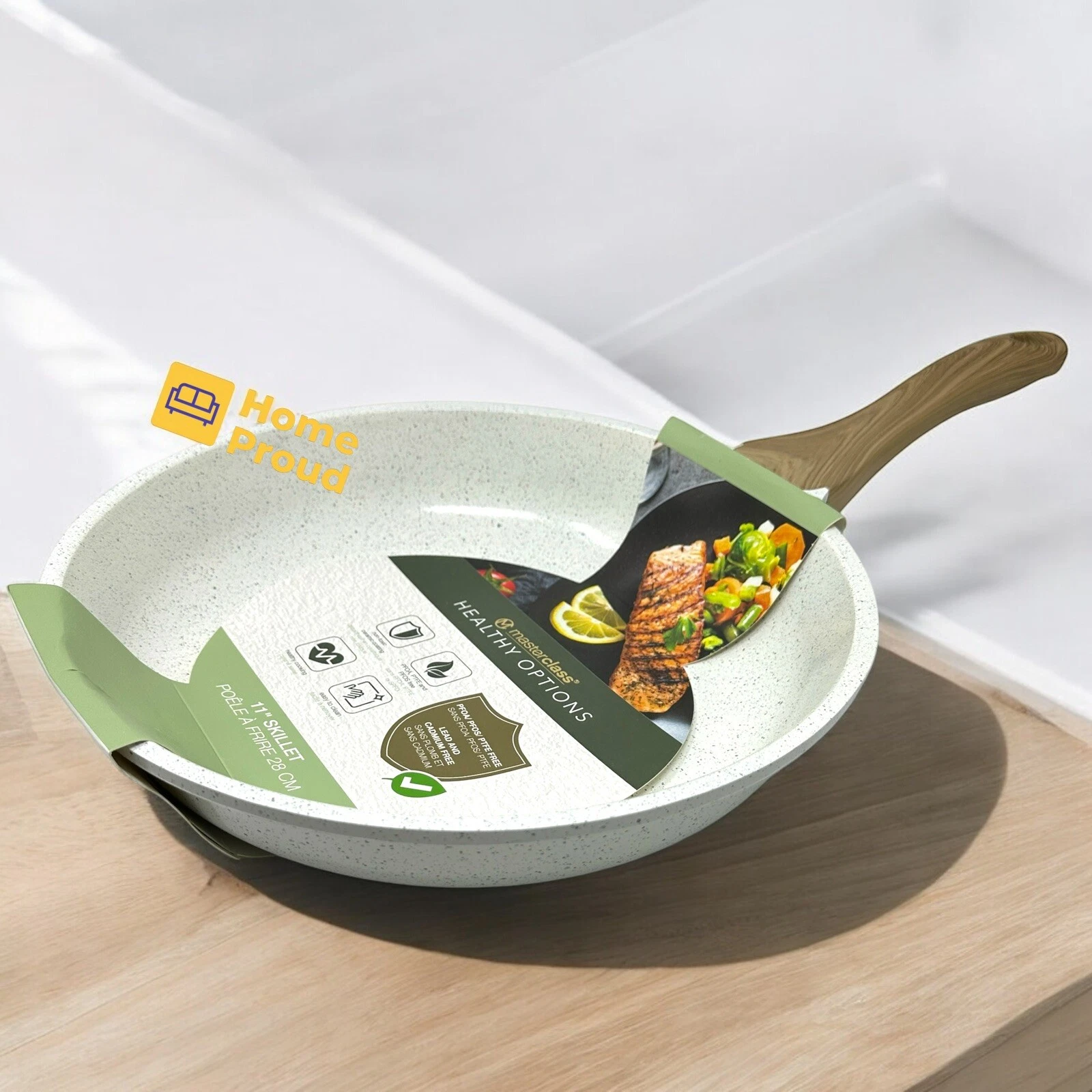 Masterclass Frying Pan Skillet Nonstick Ceramic Coating 11 inch Premium Cookware
Opens in a new wind