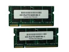 8GB 2 x 4GB DDR2 PC2-6400 Memory for Dell Inspiron 13 1320 14 1410 14 1440 RAM