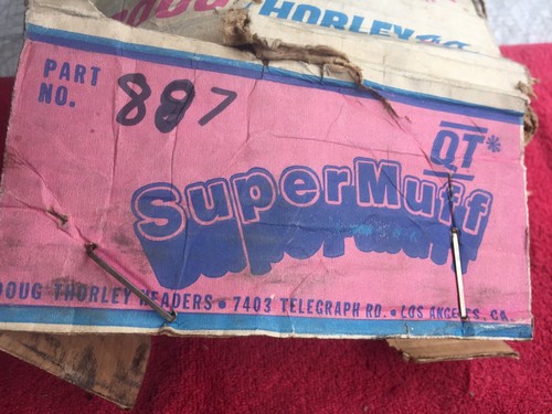 Vintage 1970's NOS Doug Thorley QT Header Mufflers in Original Boxes Pair - Imagen 4 de 8