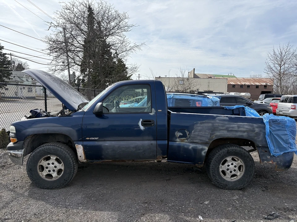 Conjunto de faros izquierdos usados se adapta a: Chevrolet Silverado 1500 2002 camioneta izquierda Gra Foto 3 de 4