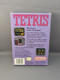 # Tetris (Nintendo Entertainment System NES) Game, Manual, Box
