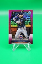 2023 Bowman Chrome Base Fuchsia Refractor SP /299 #39 Pete Alonso R6220J