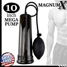 Men's 10 inch Vacuum Penis Pump Male Erection Enlargement Enhancement