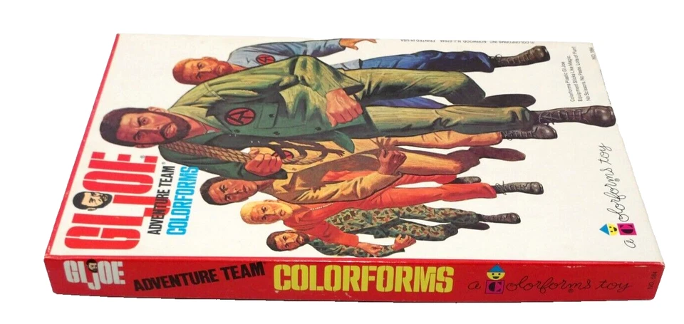 GI Joe Adventure Team Colorforms #584 HASBRO 1973 Open Box Unused Art - Image 3 of 4