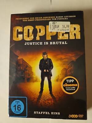 Copper - Staffel 1 - Justice is Brutal - 3 DVD Box Neu