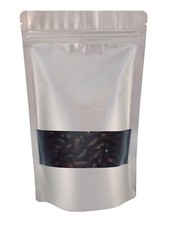 Window Matt Finish Mylar Bag Stand Up Pouches Food Grade Heat Seal Zip Lock