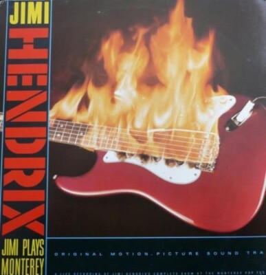 LP 33 RPM (12'') Jimi Hendrix / Bob Dylan '' Jimi plays Monterey '' Brasilien