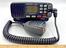West Marine VHF500 DSC Fixed Mount Marine Radio Black -Tested Working