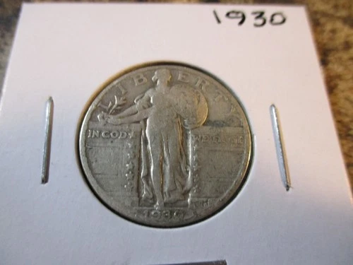 1930 STANDING LIBERTY SILVER QUARTER     34