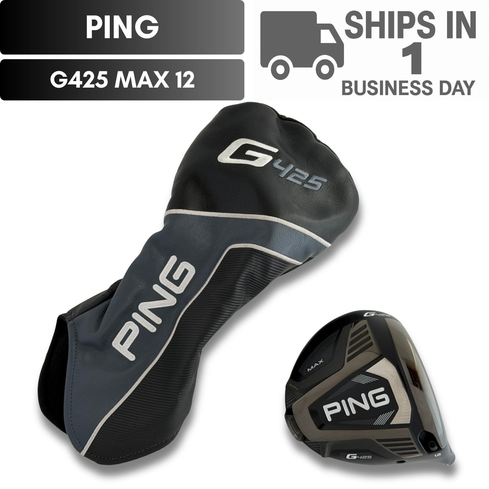 Ping G425 MAX 12 * Driver Kopf nur rechte Hand Japan GEBRAUCHT SCHNELLER VERS...