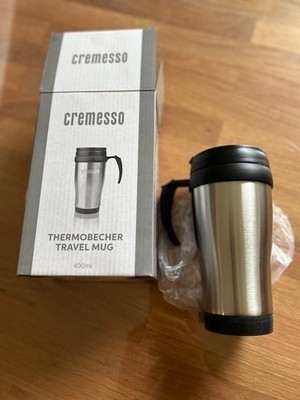 Cremesso Thermobecher, Travel Mug 400ml mit Griff, neu OVP