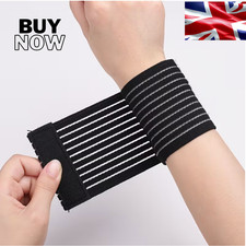 2 x Adjustable Wrist Support Brace Compression Sleeve Gym Sports Pain Relief