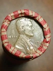 unsearched 1909-1958 P.D.S.  Lincoln wheat cent ,penny roll,with1919 S /BU Tails