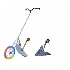 Wheel Hoe Lightweight Uprooting Hoe Curved Handlebar for Field