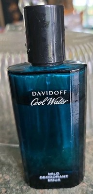 HTF Davidoff Cool Water Mild Deodorant For Men Spray 2.5oz/75ml ~ 90% Full