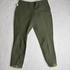 The Tailored Sportsman English Riding Habits Equestrian Pants Sage Green 18R NWT
