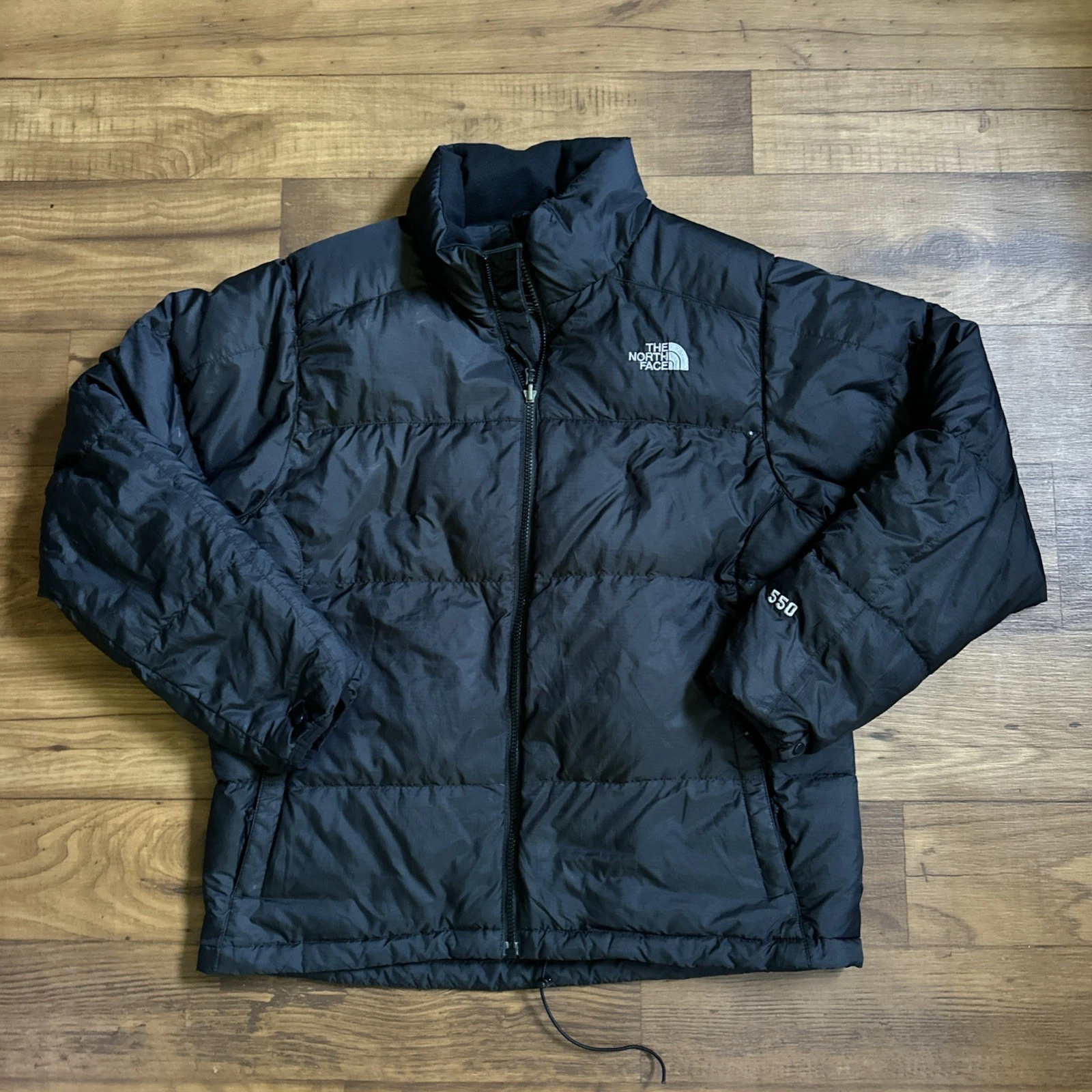 The North Face Jacket Mens Medium Black 550 Down Puffer Insulated Snow Ski Coat