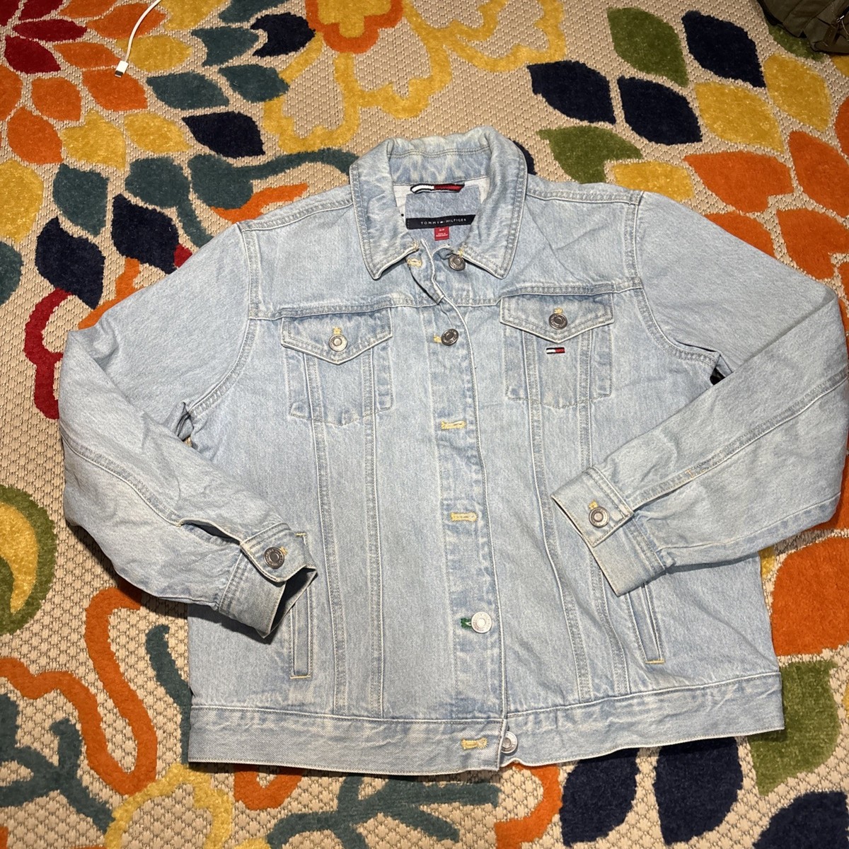 90's - 00s Vintage Tommy Hilfiger Denim Jacket Size S Jeans Coat