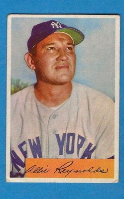 1954 Bowman #113 Allie Reynolds New York Yankees VG