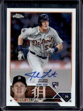 2023 Topps Chrome Josh Lester Auto RC #RA-JL Tigers Rookie