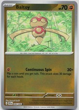 Baltoy 046/086 Common Chaos Rising Pokemon Reverse Holo Near Mint