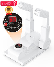 FORLIM Shoe Boot Dryer for Work Boots, 3 Temp Modes, 24H Delay, White