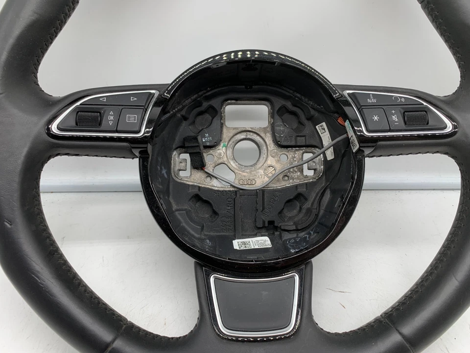 Audi A3 2015 conjunto de volante sin airbag OEM B01B44001 Foto 3 de 4