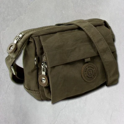 Sac De Soirée En Nylon Marron Femme Crossover Bag Street OTJ232N - Photo 1/4