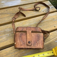 Mamiya-Six SM Vintage Camera Carrying Case Only Brown Leather Mamiya 6 F/S