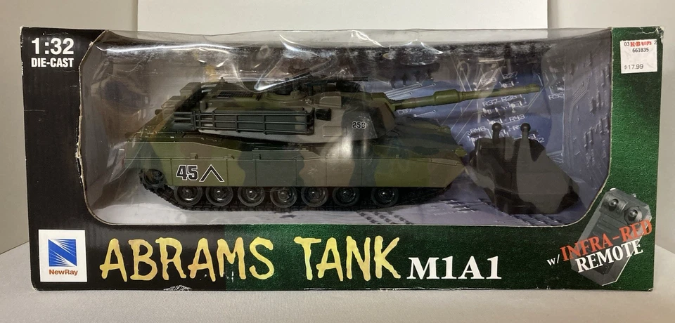 New Ray Abrams tank M1A1 & Heavy Armor Tank Radio Control 1:32 - Image 2 of 4