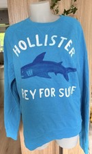 Hollister Damen Pullover Blau Langarm mit Hai...