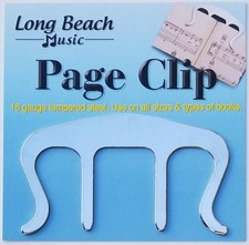 Music Book Clip- Page Holder for Sheet Music Stands Pianos Musicians