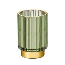 LEICURACE Makeup Brush Holder Organizer,Toothbrush Holders,Desk Large, Green