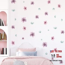 Flower Wall Decals - Peel and Stick Floral Flowers Wall Flower-theme 41