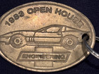 Vintage 1983 Chevrolet Engineering 75Th Anniversary Open House Keychain — photo 5