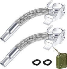 2 Pcs Flexible Jerry Can Spout Stainless Steel Long Nose Spout Replacement Compa