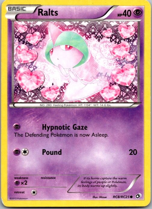 Ralts Common Legendary Treasures: Radiant Collection RC8/RC25 MP