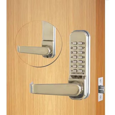 Codelocks Cl410-Ss Mechanical Lockset, Stainless Steel, Lever
